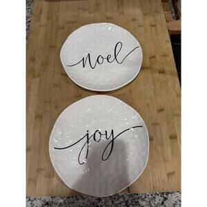 2018 Robert Stanley merry Christmas Dinner Plate 10.25” New with Tag Set Of 2 *